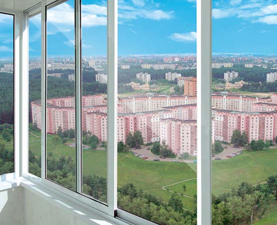 Холодное алюминиевое остекление балконов Сергиев Посад