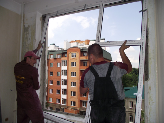профессиональная установка пластиковых окон в доме Сергиев Посад