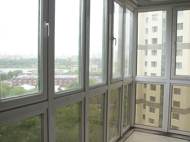 Остекление балкона в пол Сергиев Посад
