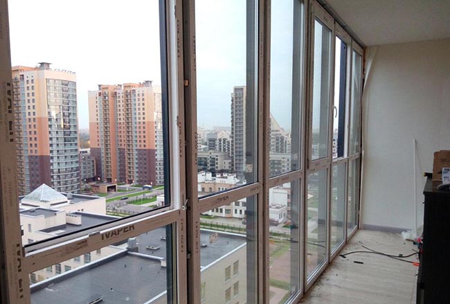 Утепление фасадного остекления балконов и лоджий Сергиев Посад
